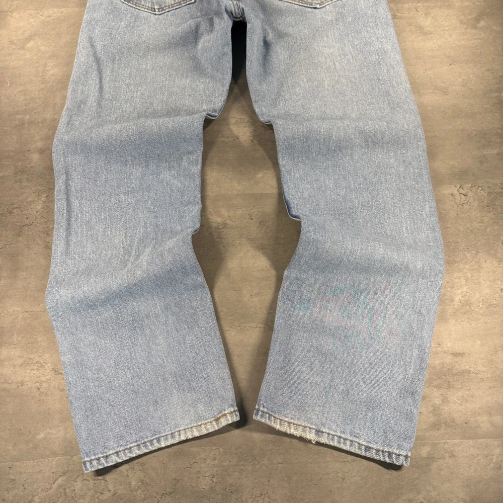 Vintage‎ Levis 505 Jeans Mens 36x32 Light Wash Faded Distressed Y2K Skate Grunge
